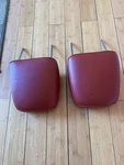 05-09 Mustang Gt Ford Oem Scarlet Red Bucket Seat Head Rest L/r Set. Fixed Price $149.99.