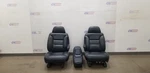 98 Chevy Suburban C1500 Lt Front Seat Set With Center Console Leather Blue. Fixed Price $750.00.