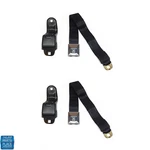 1968-69 Camaro Firebird Oe Style Deluxe Front Seat Belts Gm Logo Button Black. Fixed Price $309.99.