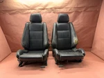 Bmw E30 325I 318I Front Complete Seat Sport Black Leather Pair Oem #87176. Fixed Price $1295.46.