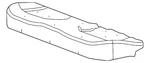 Genuine Gm Seat Cushion Pad 13314017. Fixed Price $32.79.
