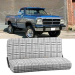 For Dodge W150 W200 W250 W300 Pickup Truck Bench Seat Cover Gray Plaid Protector. Fixed Price $55.02.