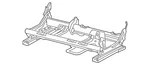 Genuine Audi Seat Back Frame 80A-883-107-B-GW8. Fixed Price $588.90.