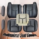For 2003-2006 Chevy Silverado Front Bottom & Top Seat Cover Foam Cushion Black. Fixed Price $184.25.