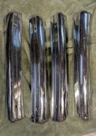 Dodge A-body Barracuda Dart Valiant Bucket Seat Trim Bezel Set #2161236 #2161237. Fixed Price $149.99.