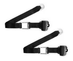 Fits 1964-75 Mopar 2 Point Bucket Seat Belts Black Charger Cuda Challenger Gtx. Fixed Price $213.95.