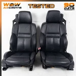 08-10 Bmw E64 M6 Convertible Front Sport Seat Pair Black Merino Leather Set Oe. Fixed Price $825.87.