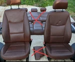 06-12 Bmw E9X 328I 335 Front Driver & Passenger Leather Saddle Seats ( Set). Fixed Price $550.00.
