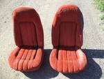 1973 -1981 Pontiac Firebird Bucket Seats With Tracks Local Pick Up Only. Fixed Price $250.00.