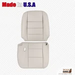 2003 2004 Ford Crown Victoria Front Driver Bottom & Top Leather Seat Cover Tan. Fixed Price $327.27.