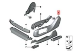 Bmw X5 X6 F15 F16 25DX 28IX Trim Seat Outer Right 52107348366 14-18. Fixed Price $112.81.