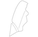Genuine Volkswagen Seat Back Pad 17A-885-776-J. Fixed Price $34.49.