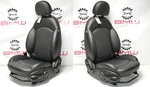 Front Right/left Side Bucket Leather Sport Oem Mini R60 Black Heated Set 37K. Fixed Price $977.44.