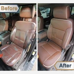 2014-2019 For Chevrolet Silverado Genuine Leather Perf. Front Seat Covers Saddle. Fixed Price $239.12.