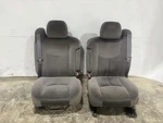 2003-2007 Gm Sierra/silverado 1500/3500 Extended Cab Power Grey Cloth Seat Set. Fixed Price $1005.00.