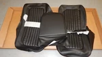 New Front Seat Cover Kit Black W/ Piping Triumph TR4A 1965-1967. Fixed Price $659.95.