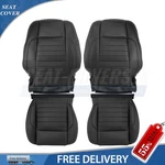 4PCS 2010 - 2014 Ford Mustang Gt Front Driver Passenger Seat Cover Black. Fixed Price $218.78.