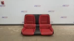 10 Chevy Camaro Coupe Complete Rear Seat Assembly Orange Leather. Fixed Price $229.50.