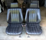 Genuine Original Bmw E30 Black Leather Front Seat Comfort Left & Rigth Side Oem. Fixed Price $1550.00.