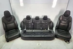 16-20 Oem Tesla Model Front Rear Driver Passenger Side Seat Black Leather Set. Fixed Price $1200.00.