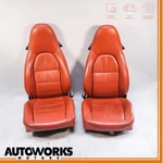 99-04 Porsche Boxster 986 Front Left & Right Side Complete Seat Set Red Oem. Fixed Price $1550.50.