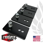 1967-2002 Pontiac Firebird Trans Camaro Seat Extender Brackets 4 Pieces. Fixed Price $52.50.