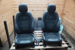 Front Rear Seat Set Amg Mercedes GLC63 C253 X254 Black Leather Suede *note*. Fixed Price $374.99.