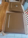 1973-76 Ford Torino Rear Upper Seat Backs Brown Pair Very Nice Bird Cougar??. Fixed Price $225.00.