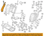 Vw Volkswagen Oem 05-10 Jetta Rear Seat-seat Back End Left 1K5885703AF3G2. Fixed Price $525.00.