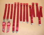 Pg Classic 1850-70BUK-528 Mopar 1970 B-body Bucket Seat Belt Set Red. Fixed Price $906.99.