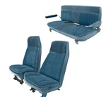 Jegs High Back Front Buckets/rear Bench Seat Upholstery W/o Cutouts For. Fixed Price $689.99.