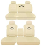 Truck Seat Covers Fits 1995-1998 Chevy C/k 1500 40/60 Split Bench Sand+ Design. Fixed Price $169.99.
