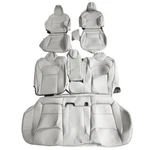 Full Set Car 5-SEAT Covers For Tesla Model 3/Y 2017-2025 Custom Cushion Pu White. Fixed Price $148.00.