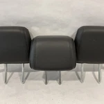 2011-2015 Ford Explorer 2ND Row Rear Headrest Set Of 3 Black Leather Tested Oem. Fixed Price $81.01.