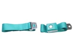 1964-1973 Mustang Falcon Push Button Seat Belt Kit Aqua. Fixed Price $159.95.