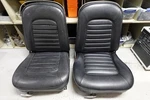 1966 Corvette Black Vinyl Seat Pair Gm Original. Fixed Price $1250.00.