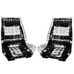 Bucket Seat Frame Assembly Pair 69-72 Chevelle Cutlass Camino Gto Impala Nova. Fixed Price $1099.00.
