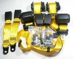 Set Of New Speed-yellow Porsche 911 993 964 Trw/repa Front Rear Seat Belt. Fixed Price $598.00.