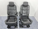 2017 Cadillac Escalade Black Leather 2ND Row Seats Captains Chairs Pair 827011. Fixed Price $885.00.