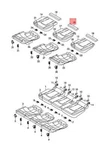 New Audi Q7 Cushion Insert With Cover 4M0883426P38M 17-18 Original. Fixed Price $178.14.