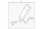 Genuine 2010-2012 Buick Gmc Saturn Front Seat Belt With Buckle End 19209517. Fixed Price $100.43.