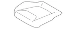 Genuine Subaru Cushion Cover 64140FL271NG. Fixed Price $224.34.
