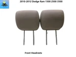 1RT00DK2AA 10-12 Dodge Ram 1500 2500 3500 Left & Right Front Rests. Fixed Price $124.00.