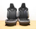15-20 Bmw F82 M4 Coupe Front Right & Left Merino Black Leather Seat Set Oem **. Fixed Price $899.99.