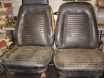 1967 1968 969 Camaro Firebird Black Front Bucket Seat Cores & Tracks Gm Oem. Fixed Price $750.00.