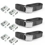 Chevy Truck 1967 - 1972 Airplane 2PT Charcoal Lap Bench Seat Belt Kit W/ Bracket. Fixed Price $185.50.