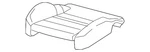 Genuine Audi Cushion Cover 8K0-881-406-CC-R0B. Fixed Price $468.84.