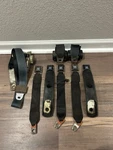 74-81 Camaro Firebird Original Seat Receivers Retractors Set Black Gm. Fixed Price $299.99.