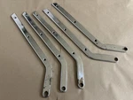 1963 - 1966 Corvette Seat Side Rails Hinges Pieces Chrome Gm 3863373 3863374. Fixed Price $75.00.