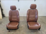 2016-2020 Escalade Front Seats Pair Vecchio Brown Leather Heated. Fixed Price $1499.95.